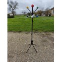 Porte Manteaux Vintage , Métal et Boules Bois .
