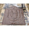 Plaque de Cheminée Fonte 19 ème " Bugeaud et Abdelkader "