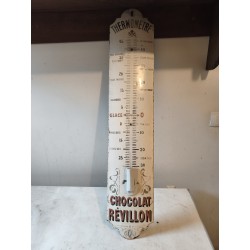 Plaque émaillée Chocolat Révillon