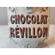 Plaque émaillée Chocolat Révillon