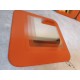 Miroir Vintage Verre Orange