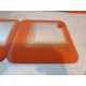 Miroir Vintage Verre Orange