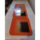 Miroir Vintage Verre Orange