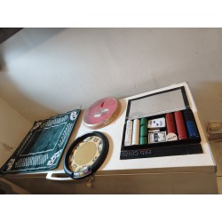 Lot de Jeux de Tapis de Cartes et Dés