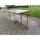 Table Industrielle Fer et Bois