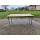 Table Industrielle Fer et Bois