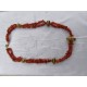 3 Colliers Vintage Corail , Perles et Coquillages