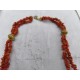 3 Colliers Vintage Corail , Perles et Coquillages