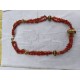 3 Colliers Vintage Corail , Perles et Coquillages