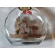Bouteille Verre avec Personnage Bois