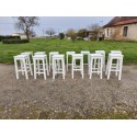Lot de 13 Tabourets de Bistrot Bois