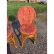 Paire de Chaises en Rotin Vintage