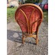 Paire de Chaises en Rotin Vintage