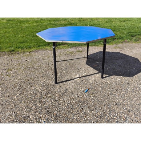 Table Octogonale de Collectivité Vintage