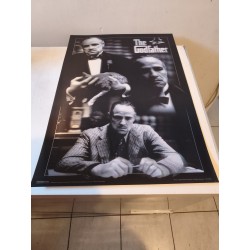Affiche Plastifié 3D Marlon Brando " Le Parrain "