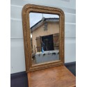 Miroir de Cheminée 19 éme Bois et Stuk doré