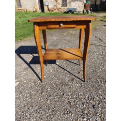 Table chéne des Années 30 , 1 Tiroir .