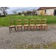 6 Chaises Paillées Anciennes