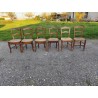 6 Chaises Paillées Anciennes