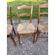 6 Chaises Paillées Anciennes
