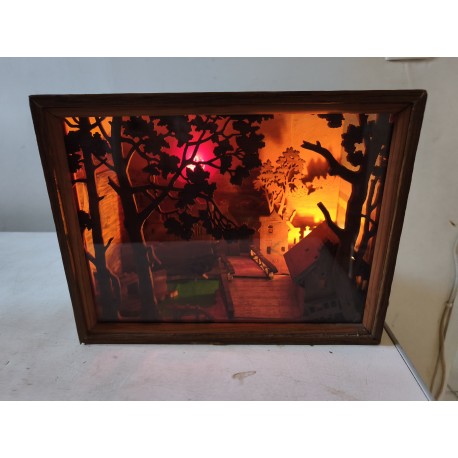 Décorama Dentelles Bois Lumineux