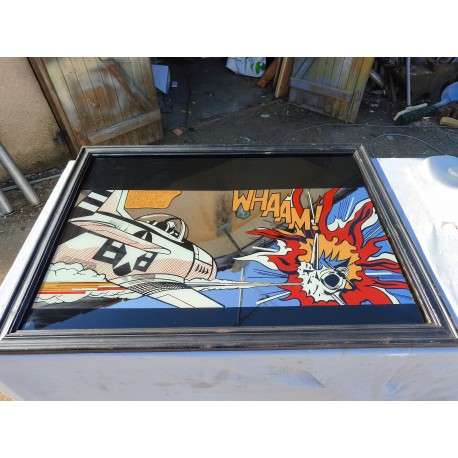 Encadrement Décoratif Verre et Miroir " Black et Mortimer "