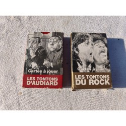 Cartes à Jouer " Les Tontons D'Audiard et Les Tontons du Rock