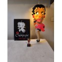 Lampe Vintage Betty Boop Opera Mundi 82 + Plaque Tole + Figurine