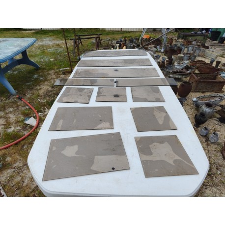 Lot de Verre d'étagère en verre fumé