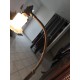 Lampe sur Pied Laiton et Tulipe Verre