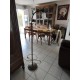 Lampe sur Pied Laiton et Tulipe Verre