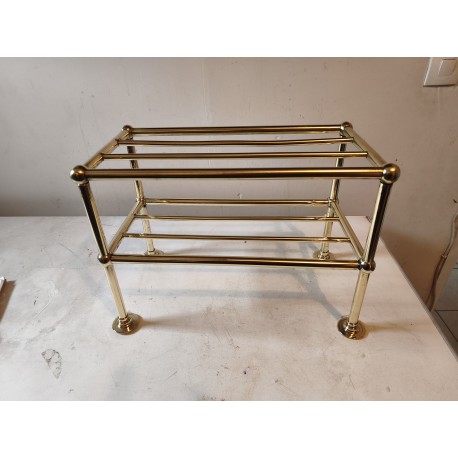 étagére de Magasin 1900 Bronze et Laiton