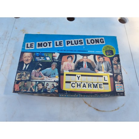 Jeu de Société Vintage " Le Mot Le Plus Long "