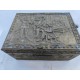 Coffret Ancien en Laiton repoussé