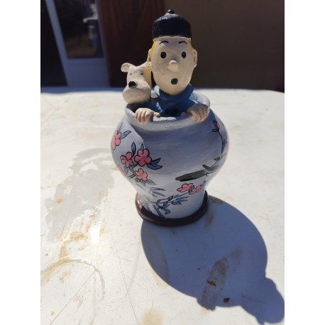 Poterie Décorative de Tintin et Milou