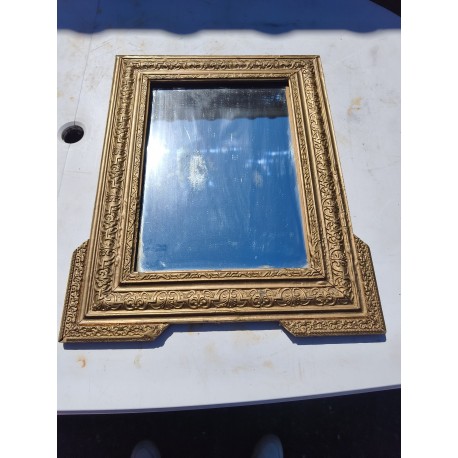 Miroir Bois et Stuk doré