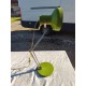 Lampe Vintage Métal Vert et Chrome
