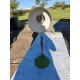 Lampe Vintage Métal Vert et Chrome