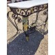 Table de Boucher 19 éme Fonte de Fer Forgé et Torsadé