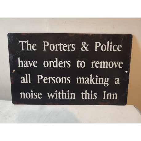 Panneau Métal : Avertissement