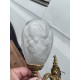 Paire d'Appliques Laiton et Pate de Verre