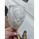 Paire d'Appliques Laiton et Pate de Verre