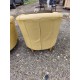 Paire de Fauteuils Simili cuir Marron clair Vintage