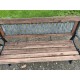 Banc + Fauteuil de Jardin Fonte et Bois