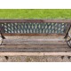 Banc + Fauteuil de Jardin Fonte et Bois