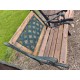 Banc + Fauteuil de Jardin Fonte et Bois