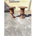 Paire de Vases en Fonte 19 éme Médicis