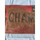 Plaque Tole Publicitaire " Champion "