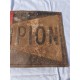Plaque Tole Publicitaire " Champion "