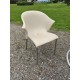 Salon de Jardin Fer Forgé Table + 5 Fauteuils